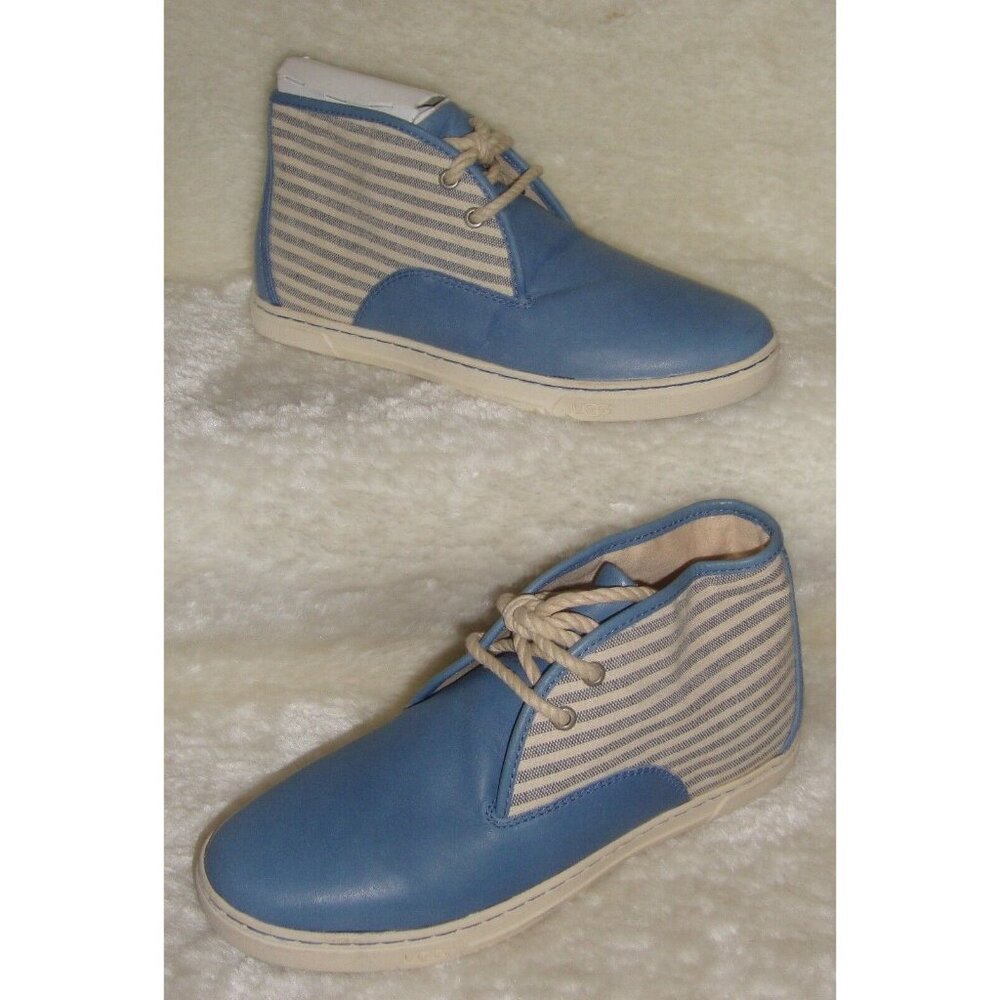 UGG PAYGE STRIPE Blue Striped Sneakers Women's Size US 7 NEW  #1006760